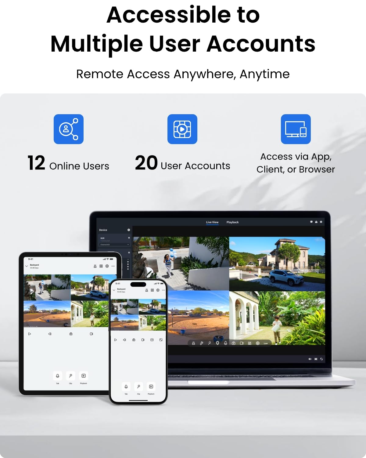 REOLINK 4K PoE Security Camera System Wired, 8pcs 8MP PoE Cameras, Smart Person/Vehicle Detection, 16CH NVR with 4TB HDD, H.265, 24/7 Recording, High Bitrate & Clear Stream, RLK16-800D8