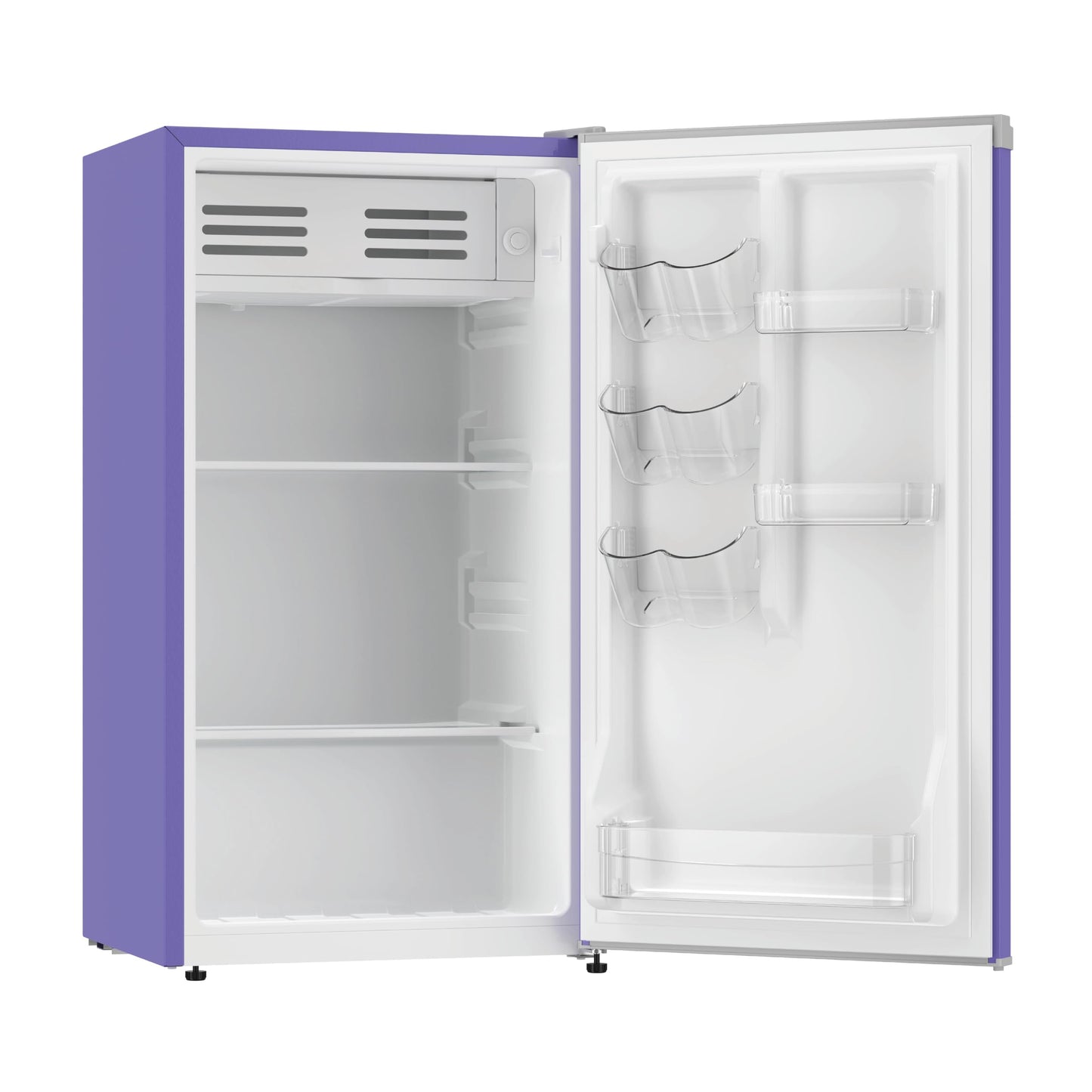 ARCTIC CHEF Mini Refrigerator-Freezer Compartment-Adjustable Thermostat Control-Reversible Doors-Ideal for Dorm, Office, RV, Garage, Apartment-PURPLE, 3.2 CU.FT
