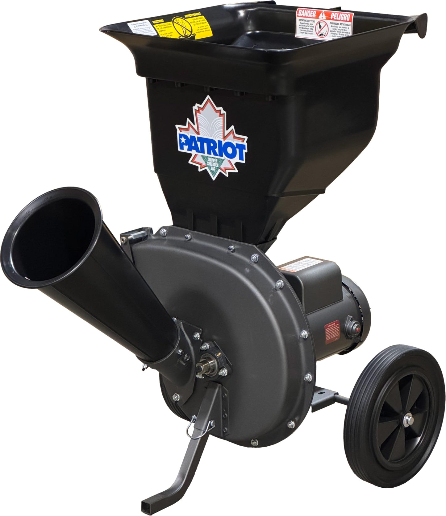 Patriot Products CSV-2515 1.5 HP Corded Electric Wood Chipper Leaf Shredder