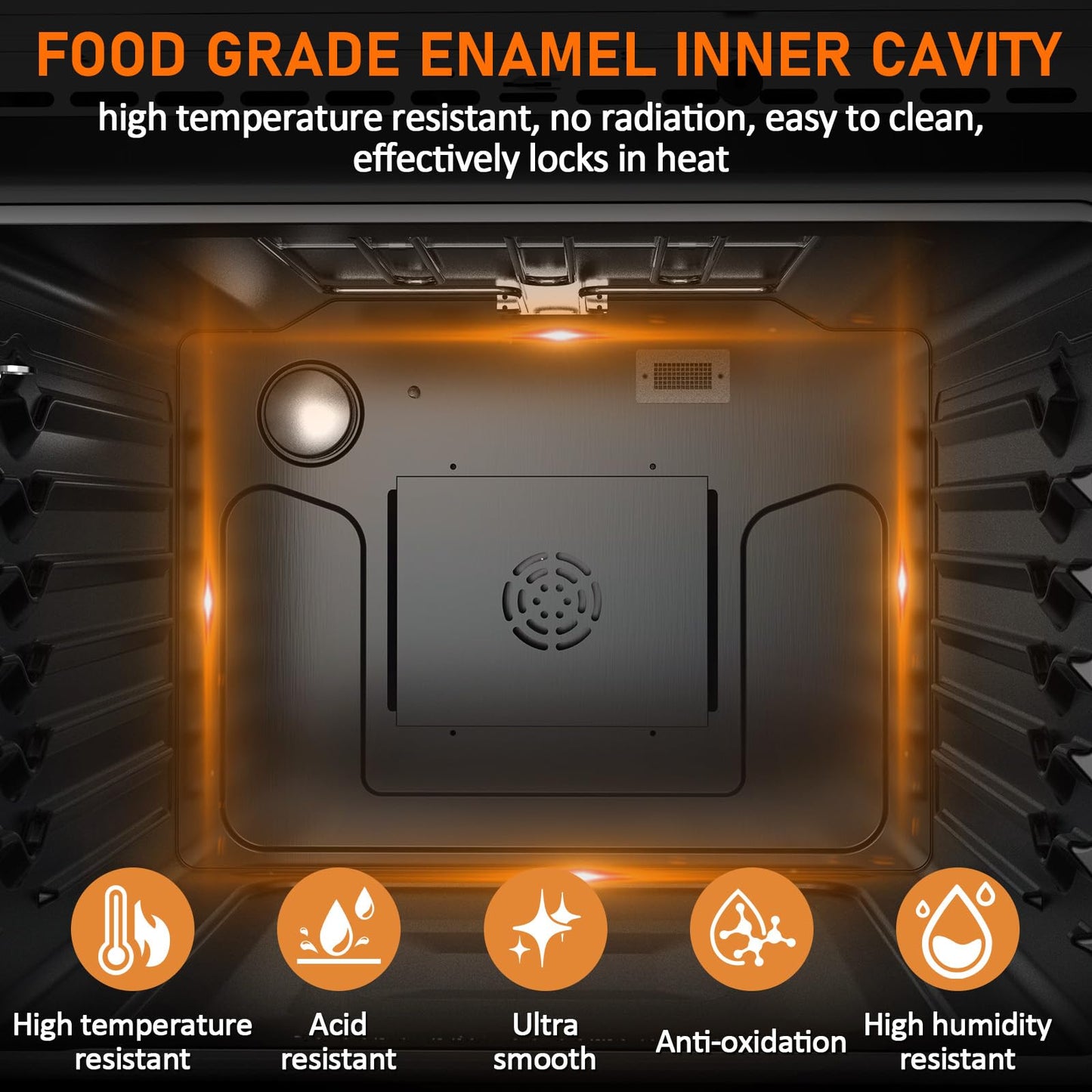 30 Inch Electric Wall Oven, 4.8 Cu.ft Built-in Single Convection Oven with Self-Cleaning, Broil, Bake, Safety Lock, LED Touch Control for Kitchen Cabinet