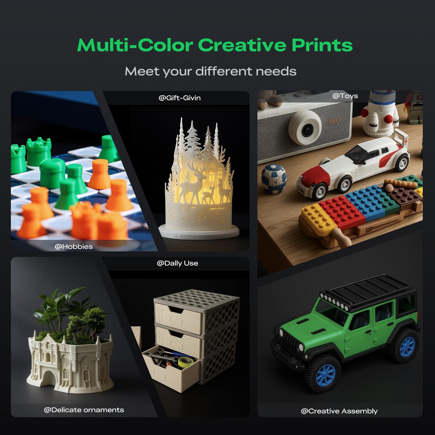 Creality K2 Pro Combo (A) 3D Printer, Multicolor Color Printing with CFS, 600mm/s High-Speed, Dual AI Camera, Active Chamber Heating, Auto Leveling, Large Build Volume 300×300×300mm
