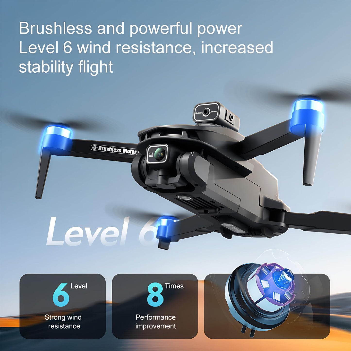 RAIGNV V168 4K UHD Drone with GPS Return, 90° Adjustable Camera, 5G HD Transmission, 30 Min Flight, 3000M Range, Obstacle Avoidance, Brushless Motor, Follow Me & Waypoint Fly