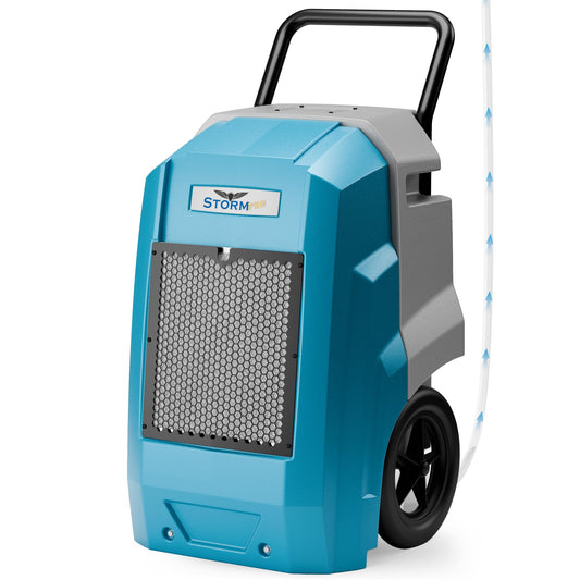 ALORAIR 180 Pints LGR Industrial Dehumidifier with Pump and Drain Hose, Portable Commercial Dehumidifier with Wheels for Home, Basements, Garages, and Job Sites, 6-Year Warranty