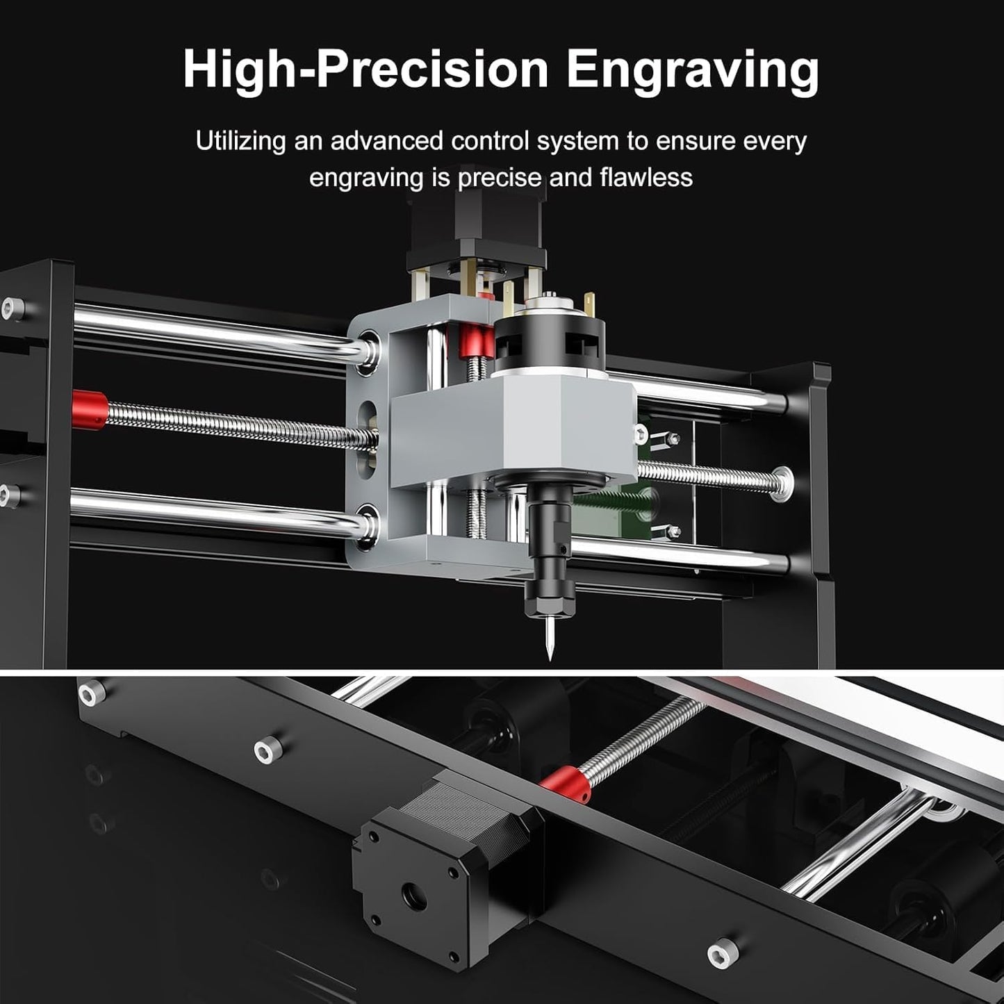 TTC3018 CNC Router Machine 3-Axis Engraving Machine Metal Engraver GRBL Control with Built-in WiFi, 775 Spindle Motor, Engraver Desktop CNC for Wood, Acrylic, Plastic, Aluminum