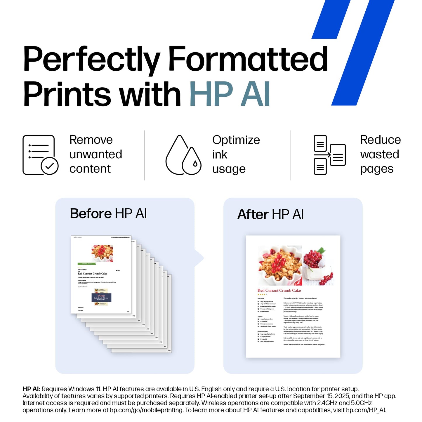 HP OfficeJet Pro 9125e Wireless All-in-One Color Inkjet Printer, Print, scan, copy, fax, ADF, Duplex printing best-for-office, 3 month Instant Ink trial included, AI-enabled (403X0A)