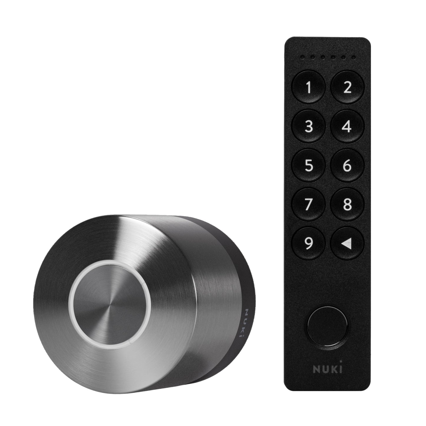 Nuki Smart Lock (Deadbolt) & Keypad 2, Keyless Door System with Auto-Lock, Fingerprint and Code Access, App Control, Easy Setup, Compatible with Alexa, Google, for Secure and Easy Home Entry