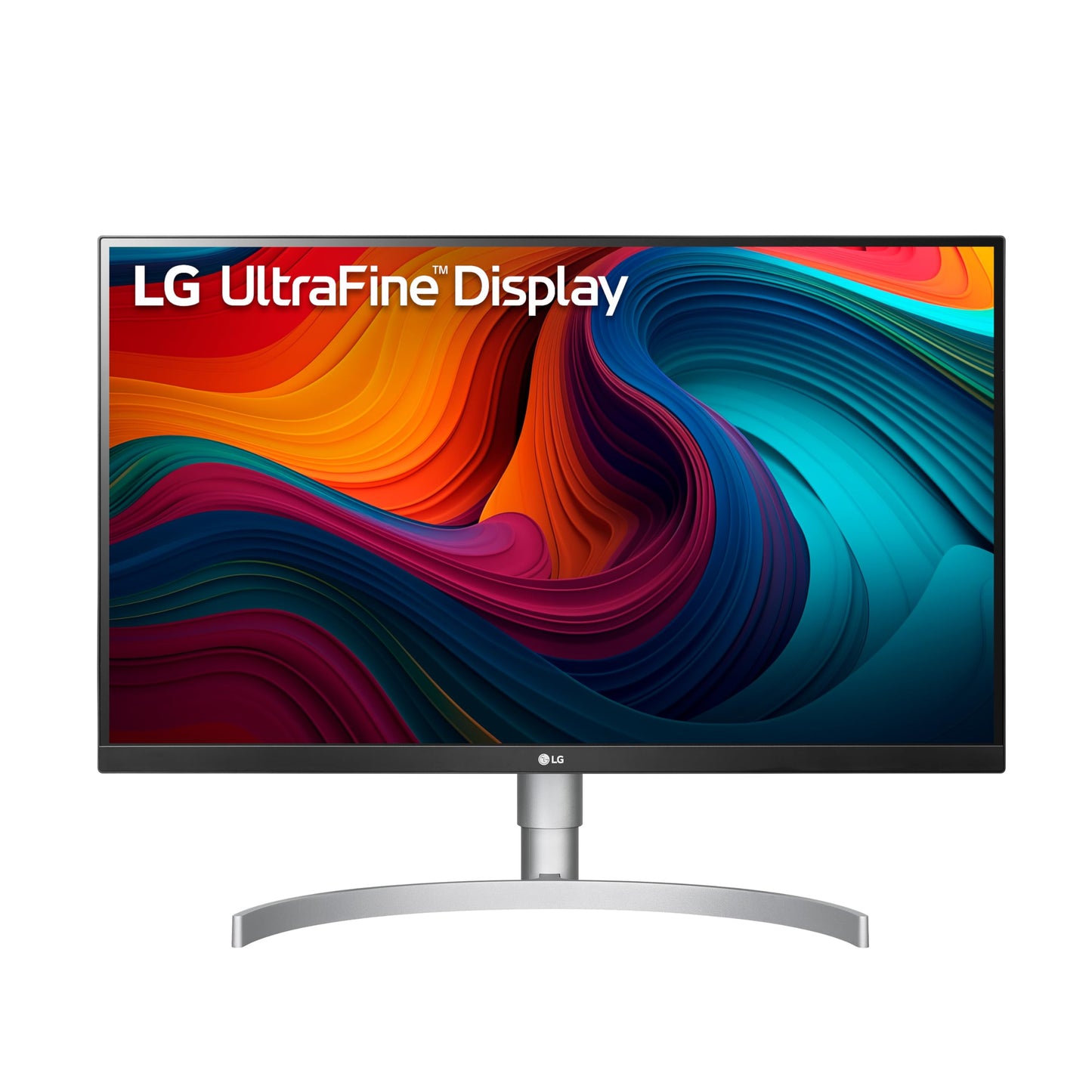 LG 27UN850-W Ultrafine Computer Monitor 27-Inch UHD 4K UHD 2160p IPS with VESA DisplayHDR 400 AMD FreeSync and USB-C - White/Silver