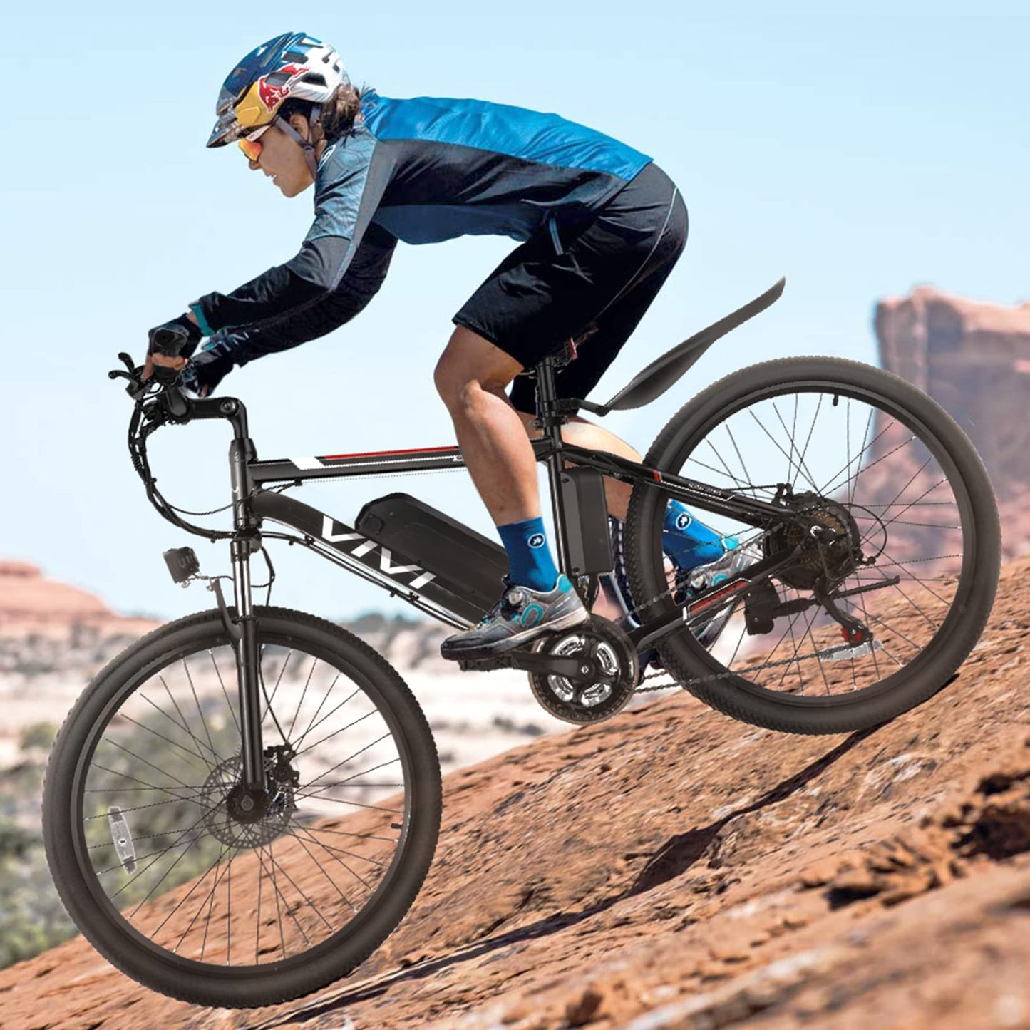 Vivi Electric Bike for Adults, Peak 750W Ebike 26" Electric Mountain Bike, 20MPH Adult Electric Bicycles Commuter Ebike with 48V Battery, Up to 50 Miles, 21 Speed, SGS Certified to UL2849