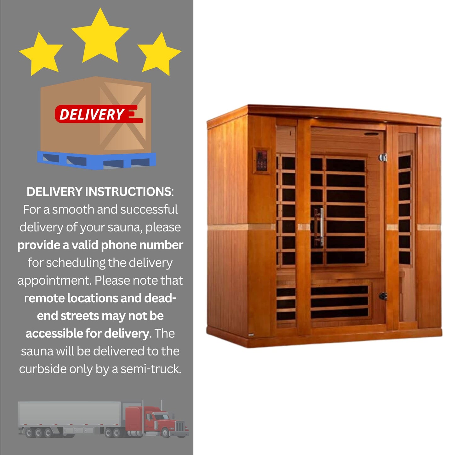 Maxxus Sauna Bergamo 4-Person Low EMF FAR Infrared Sauna