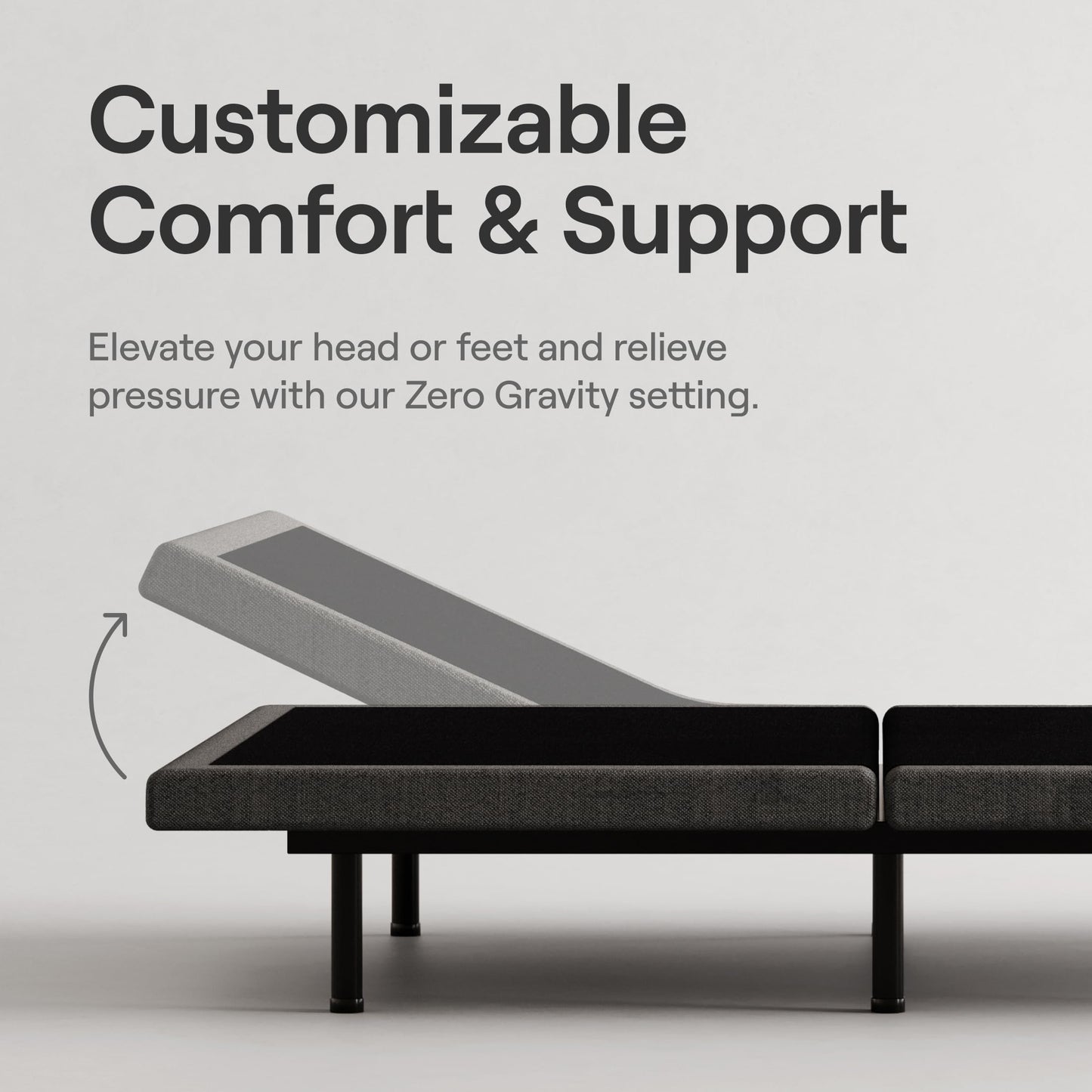 Nectar Premier Adjustable Base - Twin XL - Head & Foot Incline - Wireless Remote with Memory- 3 Massage Settings - 4 USB Ports - Anti-Snore & Zero Gravity - 1 Adjustable Base