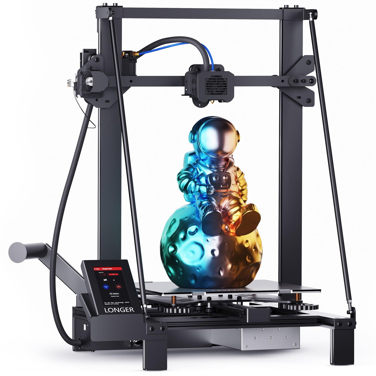 Longer LK5 Pro 3D Printer Fully Open Source Motherboard Upgrade to TMC 2209 4 Silent Driver, DIY for Families and Schools FDM 3D Printers with Large Print Size 11.8x11.8x15.7 Inch, Compatible with PLA