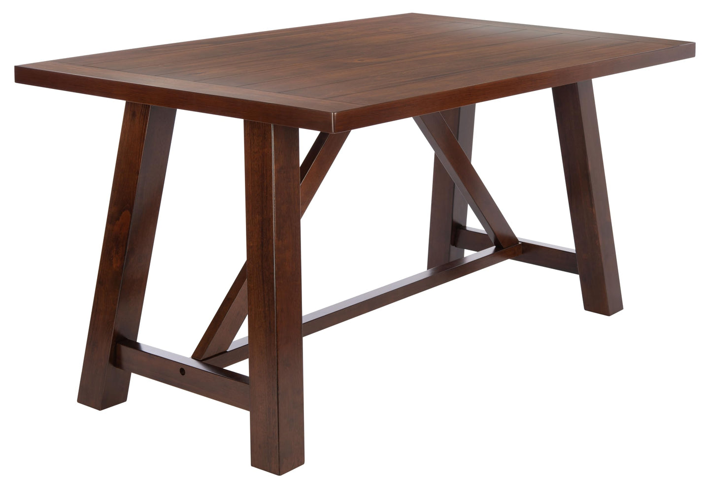 SAFAVIEH Home Collection Ainslee Brown Rectangle Dining Table