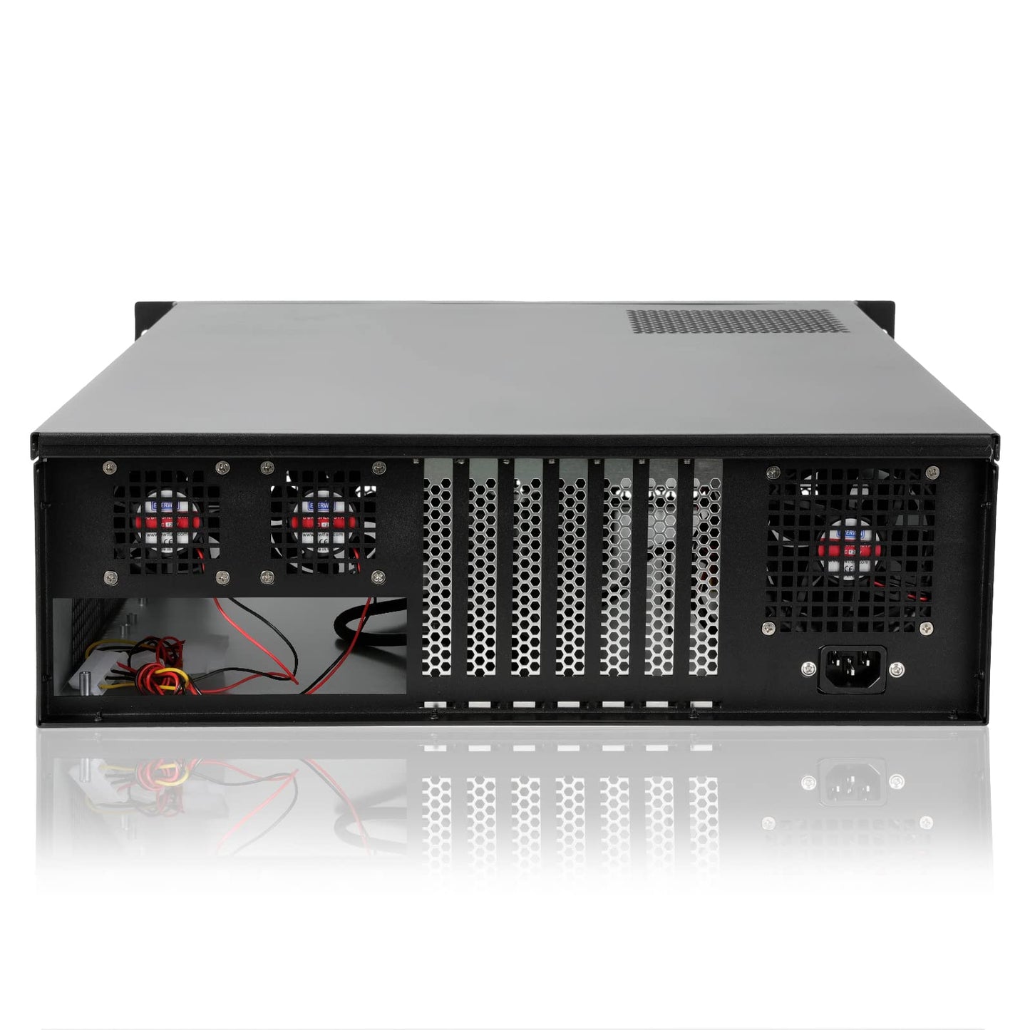 RackChoice 3u Rackmount Server Chassis EATX/ATX/MATX with 4x5.25 + 6x3.5 Support ATX PSU with Either top or Side Cooling / 21.65“ deptth