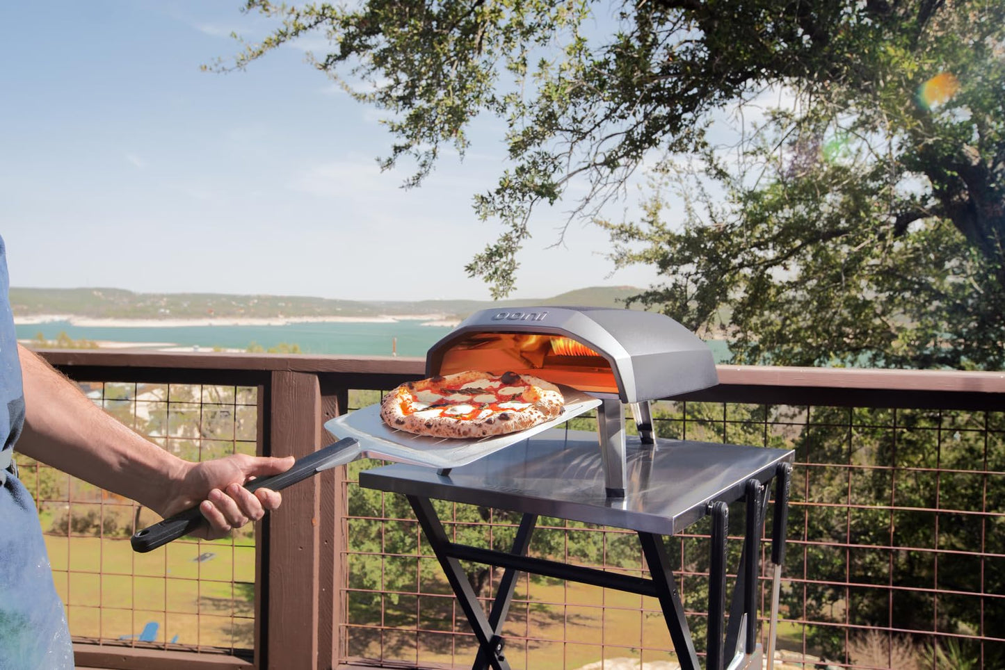 Ooni Koda 12 Gas Pizza Oven – 12" Propane Powered Outdoor Oven with 28 mBar Regulator and Gas Hose, Gas powered Portable Pizza Oven - Foundry Black