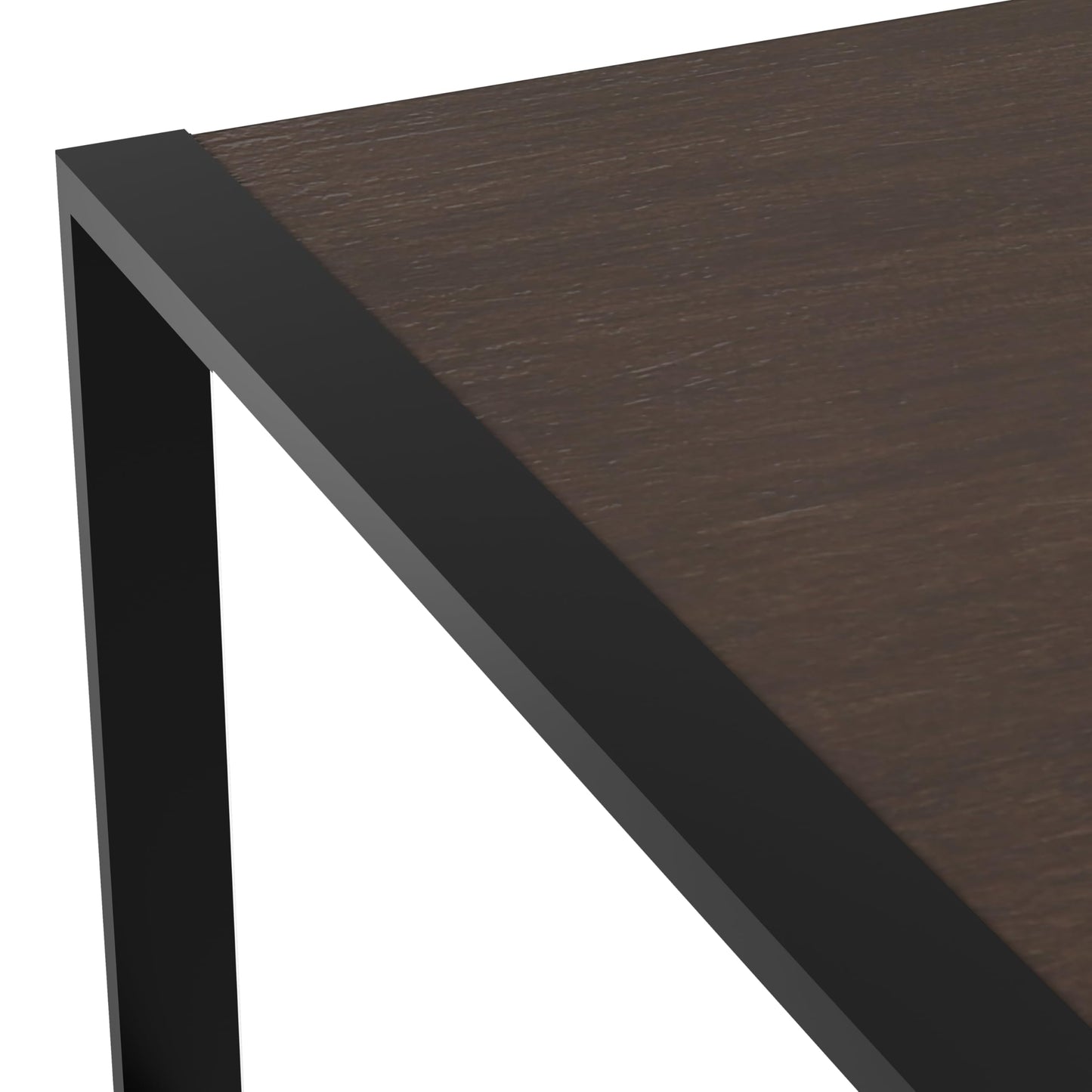 SIMPLIHOME McKenzie Dining Table - 66 inch Wide Solid Mango Wood Rectangular Table in Smoky Grey, Modern Industrial Style for Dining Room or Kitchen with Black Powder-Coated Iron Legs, Seats 4