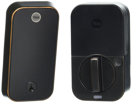 Yale Assure Lock 2 Touch Deadbolt, Oil Rubbed Bronze Smart Entry Door Lock with Z-Wave (ZW3) Connected Touch Keypad and Fingerprint Scanner, YRD420-F-ZW3-0BP