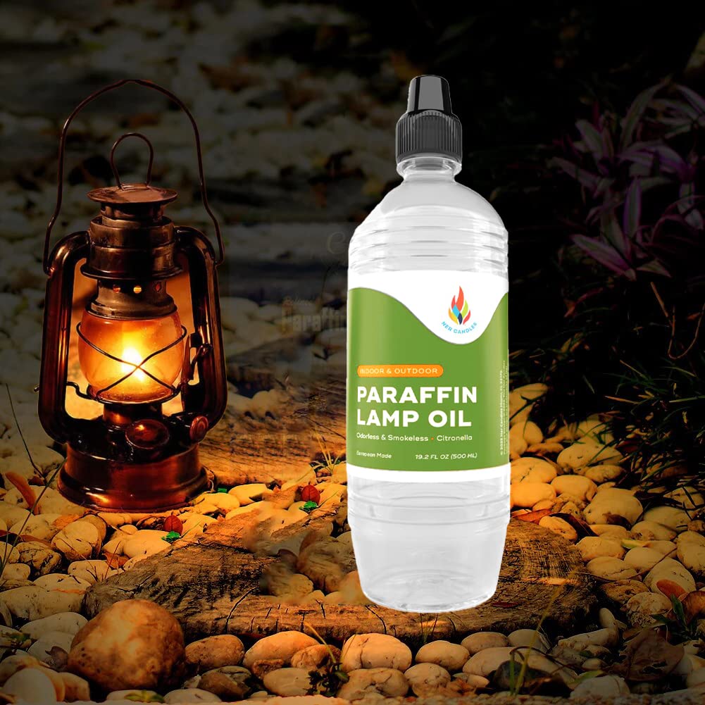 The Dreidel Company Citronella Lamp Oil - Smokeless, Odorless Fuel - Half-Liter Bottle (500mL) - Model EGFEWF