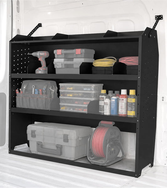 Modxvan 52" W x 46" H x 13" D Steel Van Shelving