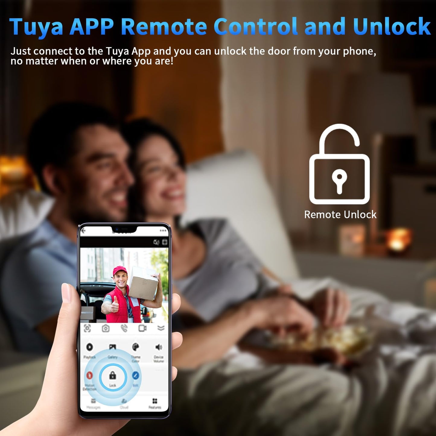 Wired Video Doorbell Intercom System 1080P HD Camera 7 inch Monitor Entry Doorphone Door Camera TUYA WiFi Smart Home Door Phone Kits for Apartment Home Villa (2 Doorbell + 2 Monitor)