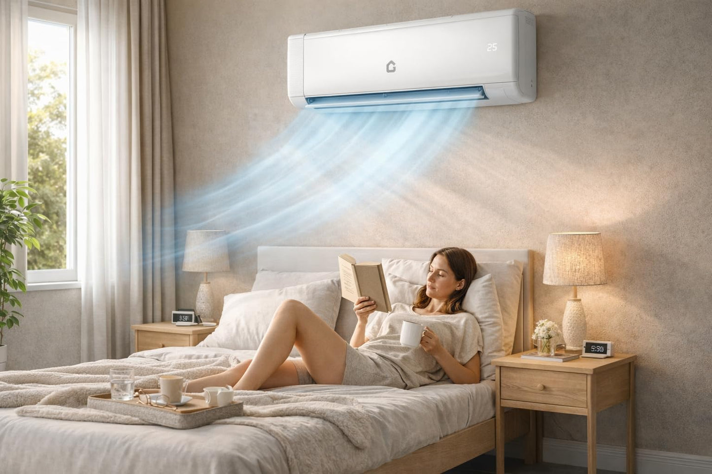 12,000 BTUMini Split Air Conditioners, AC/Heating System, 21 SEER2, Quiet Operation, 115V WIFI Enabled Energy Efficient Mini Split Unit, Heat Pump & Installation Kits for Rooms Up to 750 Sq.ft