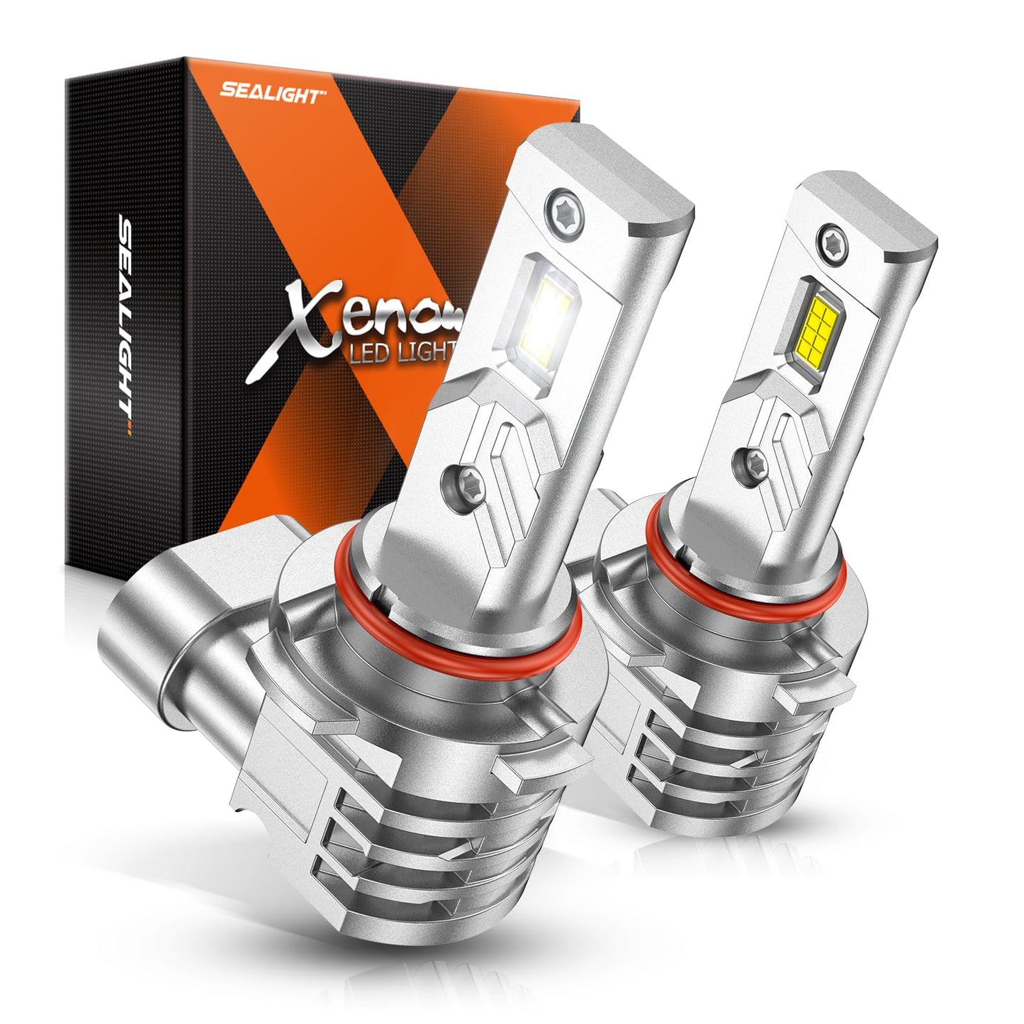 SEALIGHT 9145 H10 LED Fog Light Bulbs 16000LM 6000K White Pack of 2