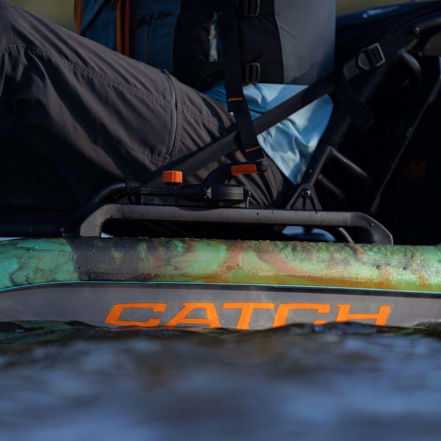 Pelican Catch Kicker 110 HDII - Sit on top Fishing Angler Pedal Kayak - Amazonia - HyDryve II Pedal System - Stable - 11 ft