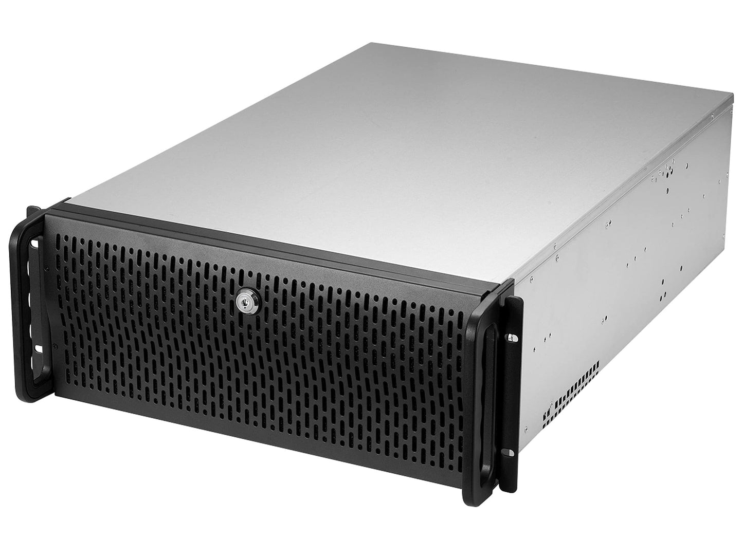 Rosewill 4U Server Chassis Rackmount Case | 8 x 3.5 HDD Bays + 3 x 5.25 Devices | ATX, CEB Compatible | 2 x Front 120mm PWM Fans + 2 x Rear 80mm Fans | 2 x USB 3.0 | Front Panel Lock | RSV-R4000U