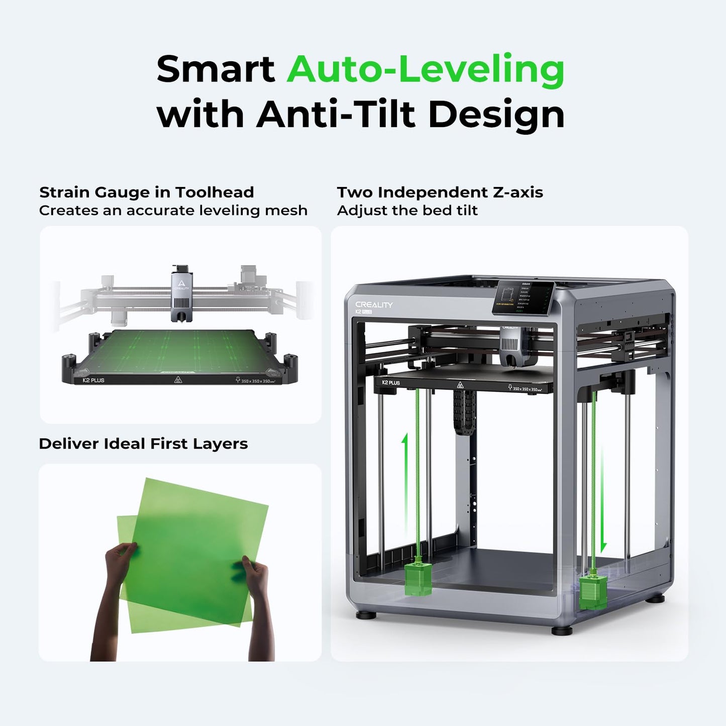 Creality K2 Plus Combo 3D Printer, Multi-Color 3D Printer with CFS, 600mm/s Max High-Speed, Fully Assembled Auto Leveling and Dual AI Camera, 13.78 * 13.78 * 13.78 Inch