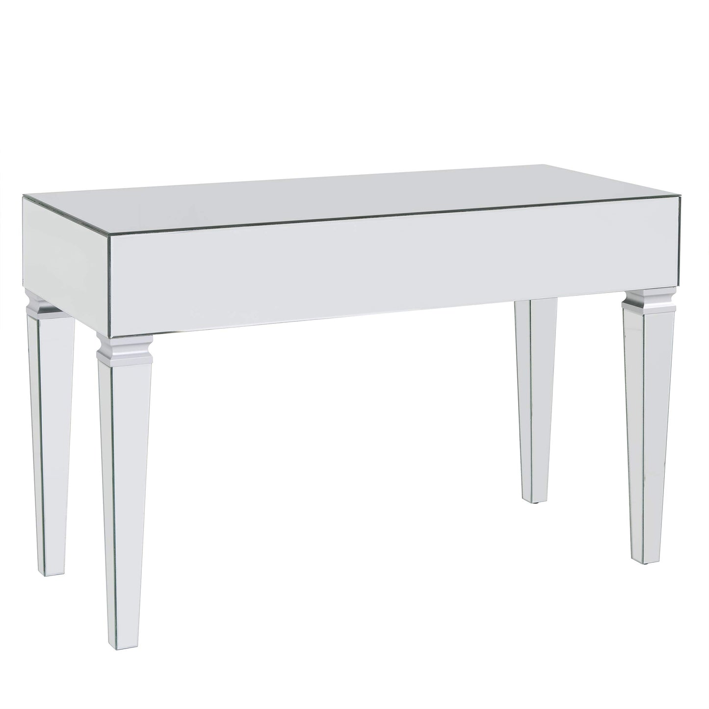SEI FURNITURE Darien Mirrored Desk, Silver