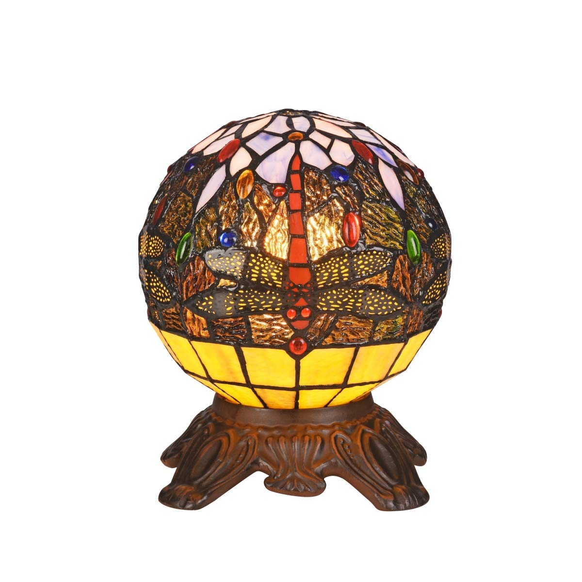 Chloe Lighting Table Lamp CH3T169BV08-TL1 Multicolor Seashell Design