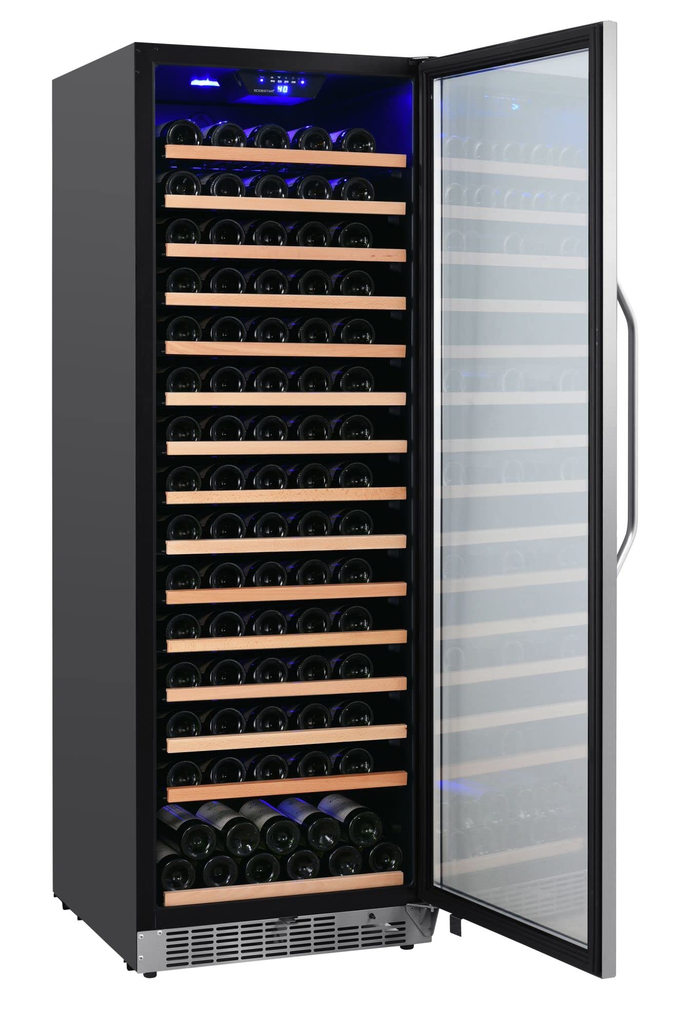 EdgeStar CWR1662SZDUAL 48 Inch Wide 302 Bottle Capacity Built-In or Free Standing Wine Cooler - Stainless Steel