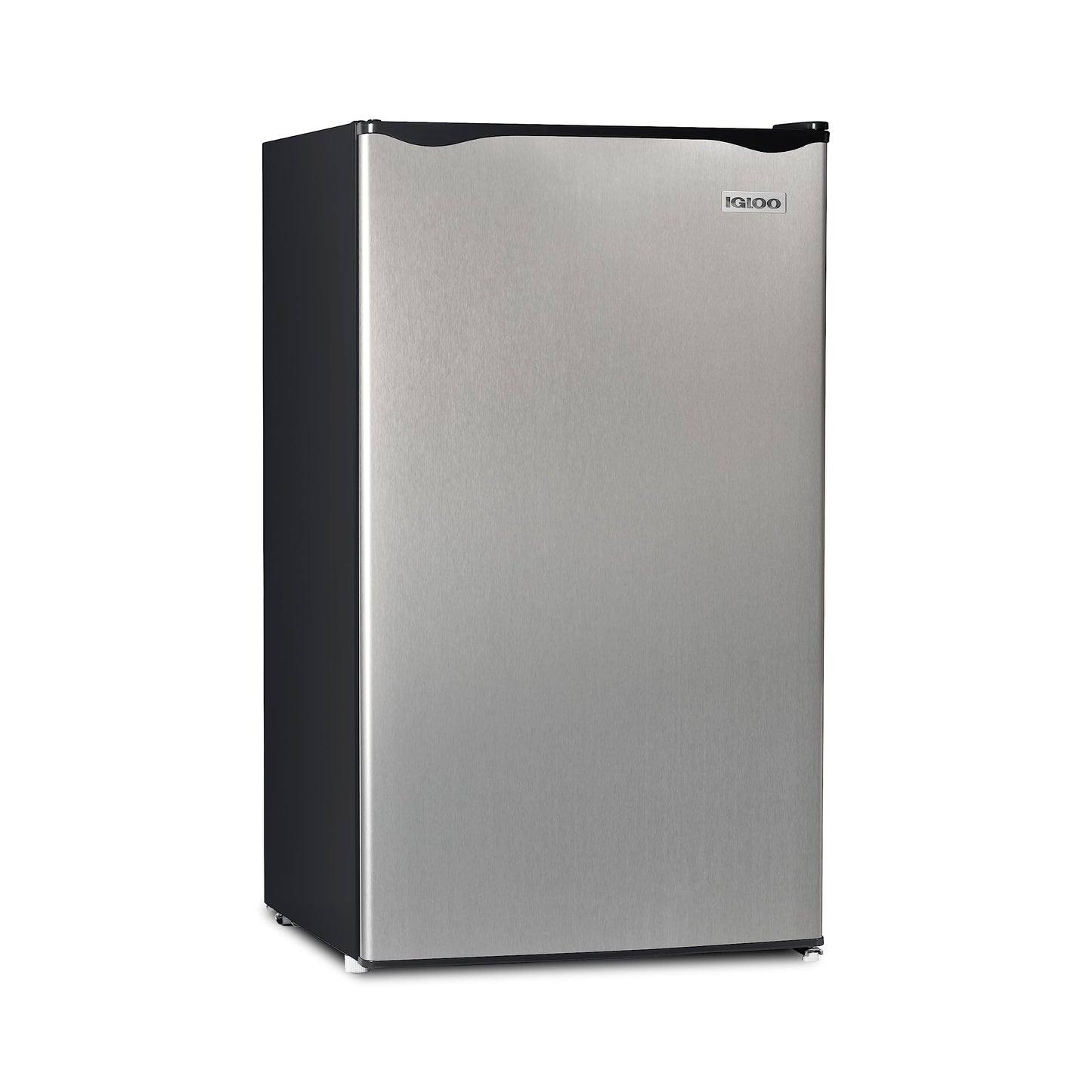 Igloo 3.2 Cu.Ft. Mini Fridge with Freezer - Single Door Compact Refrigerator with Glass Shelves for Homes, Dorms & Offices- Keep Snacks, Drinks & Frozen Foods Cool with Temperature Control Mini Fridge