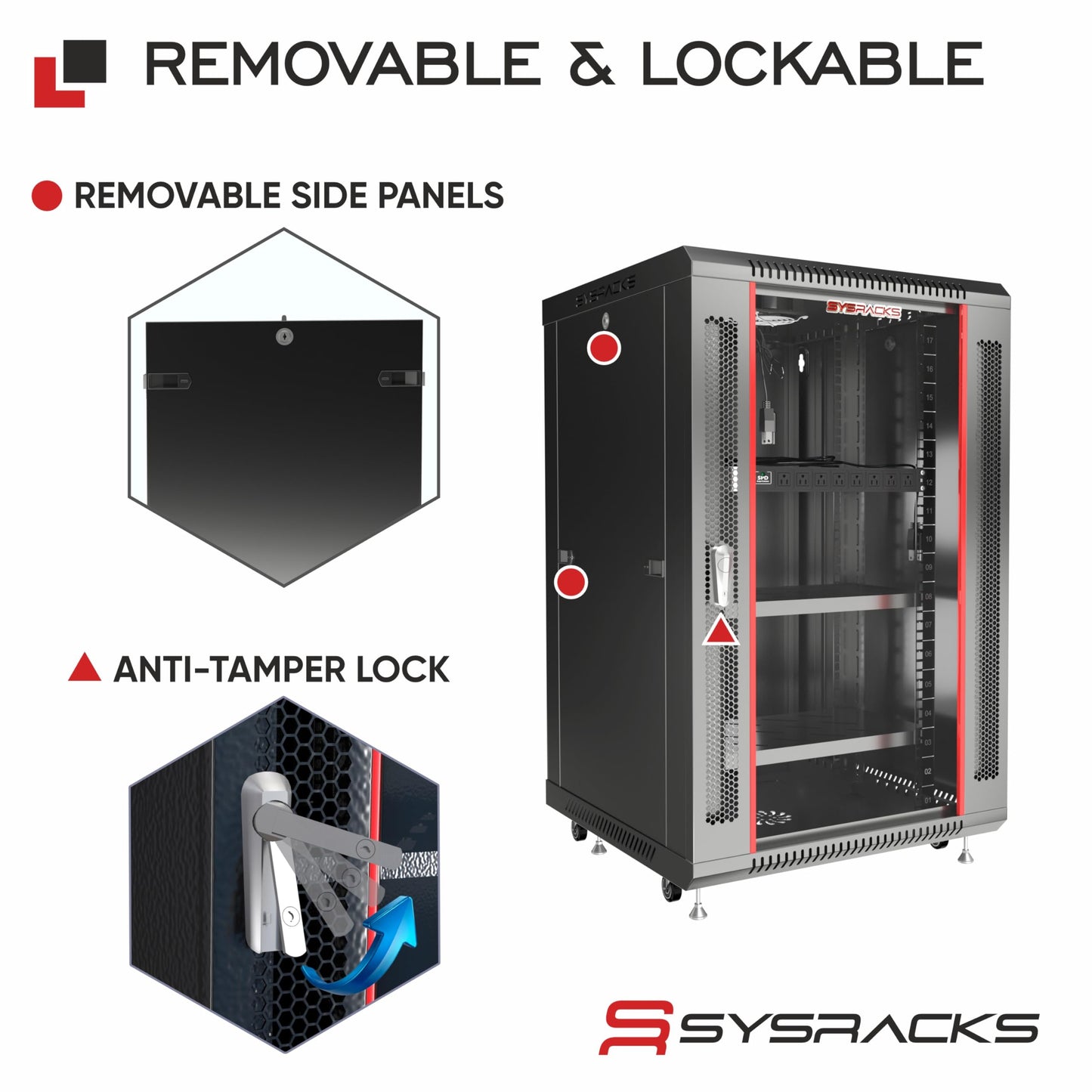 15U Wall Mount Server Rack Cabinet – 19" Network Rack Enclosure, 24" Deep Data Rack Cabinet with Fan, PDU & 2 Shelves for IT Equipment, Switches and Patch Panel