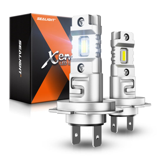SEALIGHT H7 Fog Bulbs, 30,000LM Bright, Wireless, Eye-Protected, Pack of 2, Diamond White