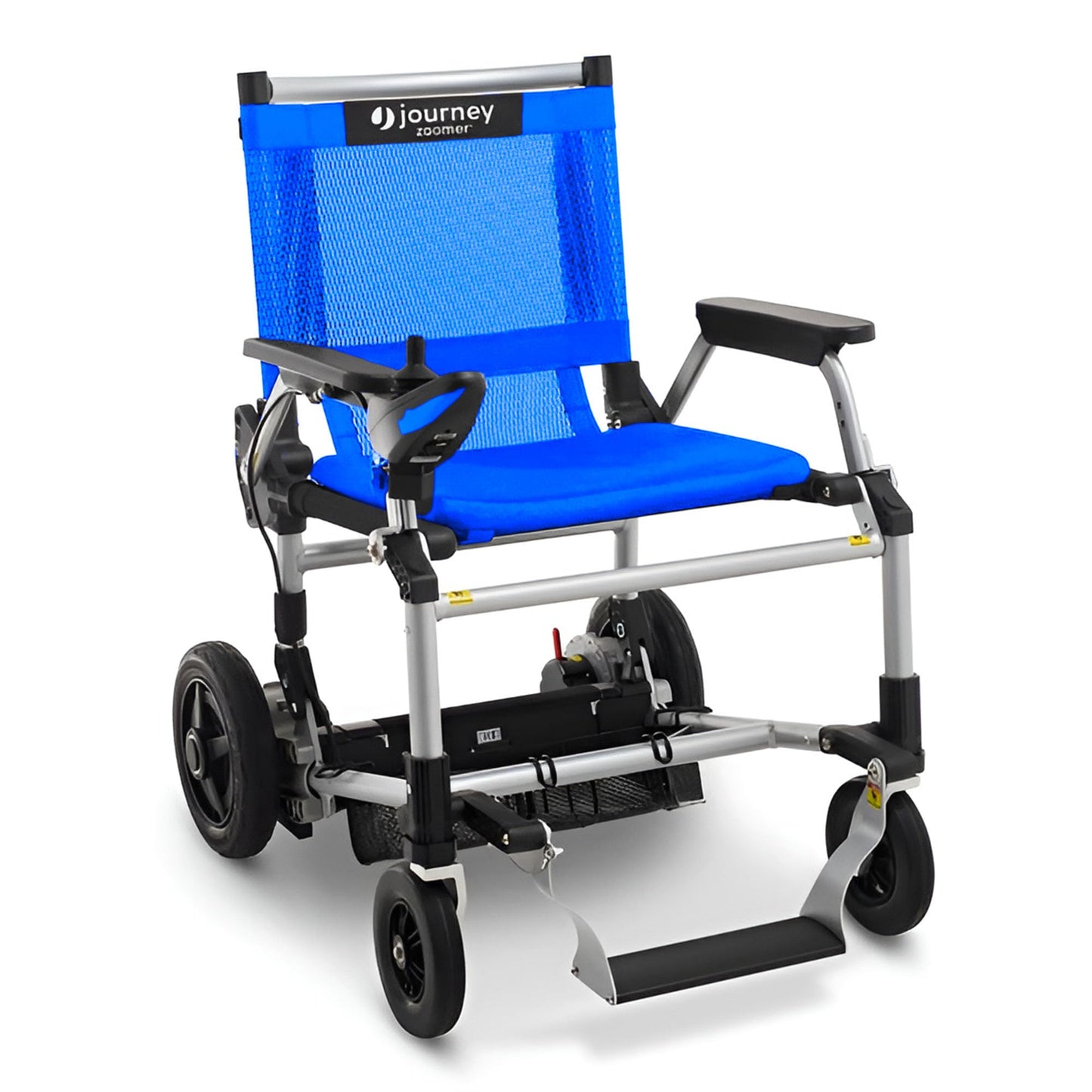 Journey Zoomer Electric Power Chair - Lightweight Foldable Battery Powered Wheelchair for Adults & Seniors - 300lb Weight Capacity & TSA-Compliant