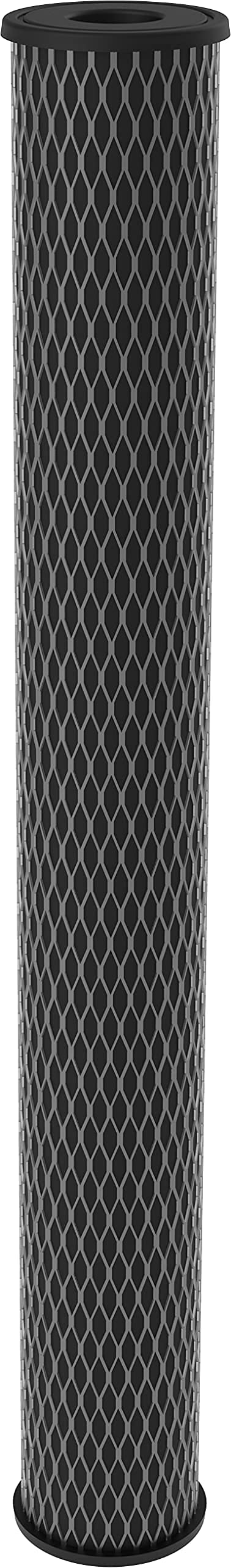 Pentair Pentek C1-20 Dual Purpose Carbon Water Filter, 20" x 2.5" Powdered Activated Carbon Cartridge, 5 Micron Sediment and Chlorine Taste Odor Reduction, 10000 Gallon Capacity, Pack of 14
