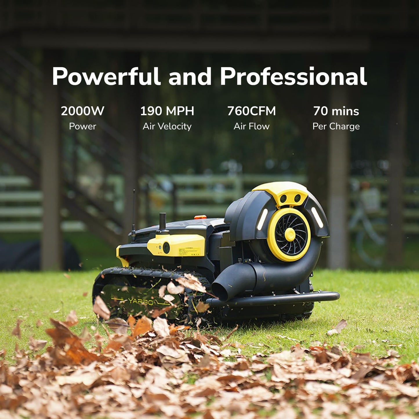 YARBO Robot Lawn Mower and Leaf Blower