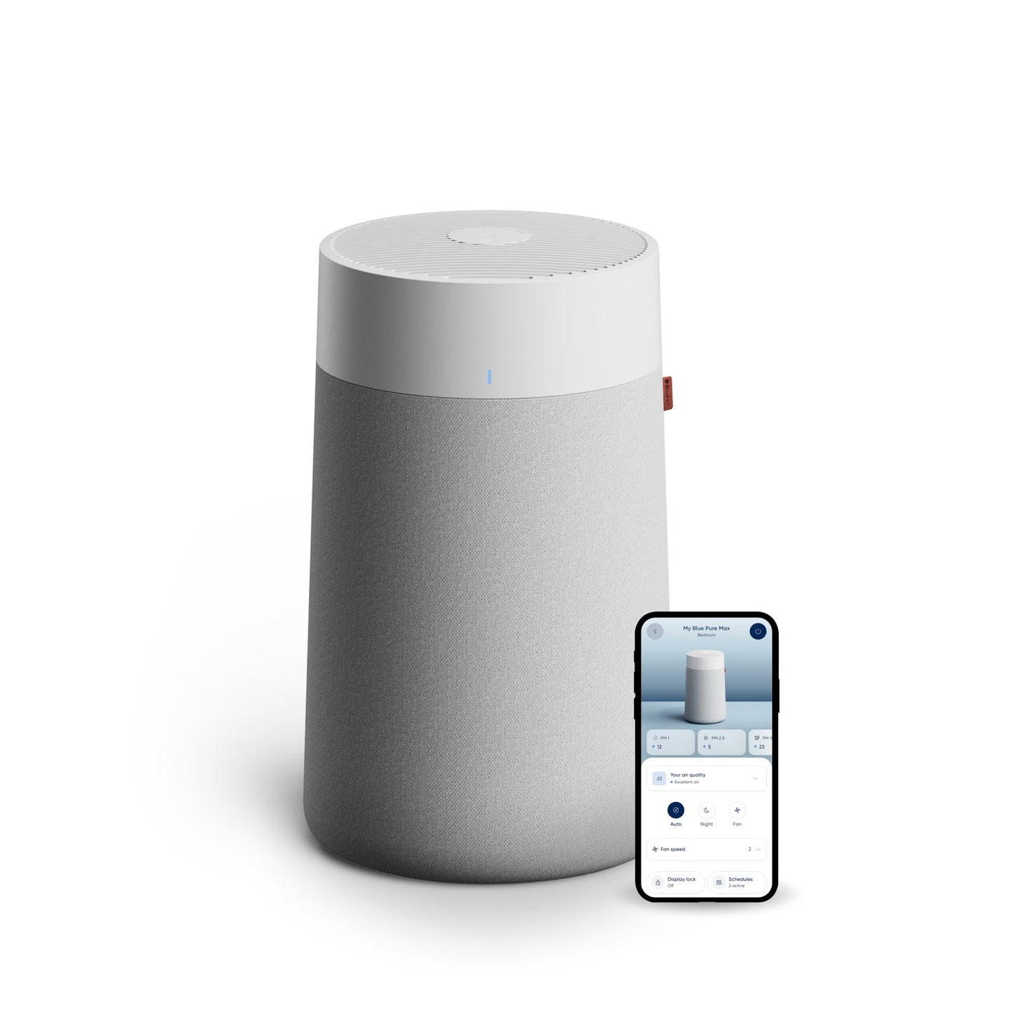 BLUEAIR Blue Pure 311i Max Smart Air Purifier for Medium Rooms up to 2,107 Sq Ft HEPASilent Air Cleaner for Pets Allergies Smoke & Dust WiFi Air Purifier with Auto Mode Quiet Air Purifier for Bedroom