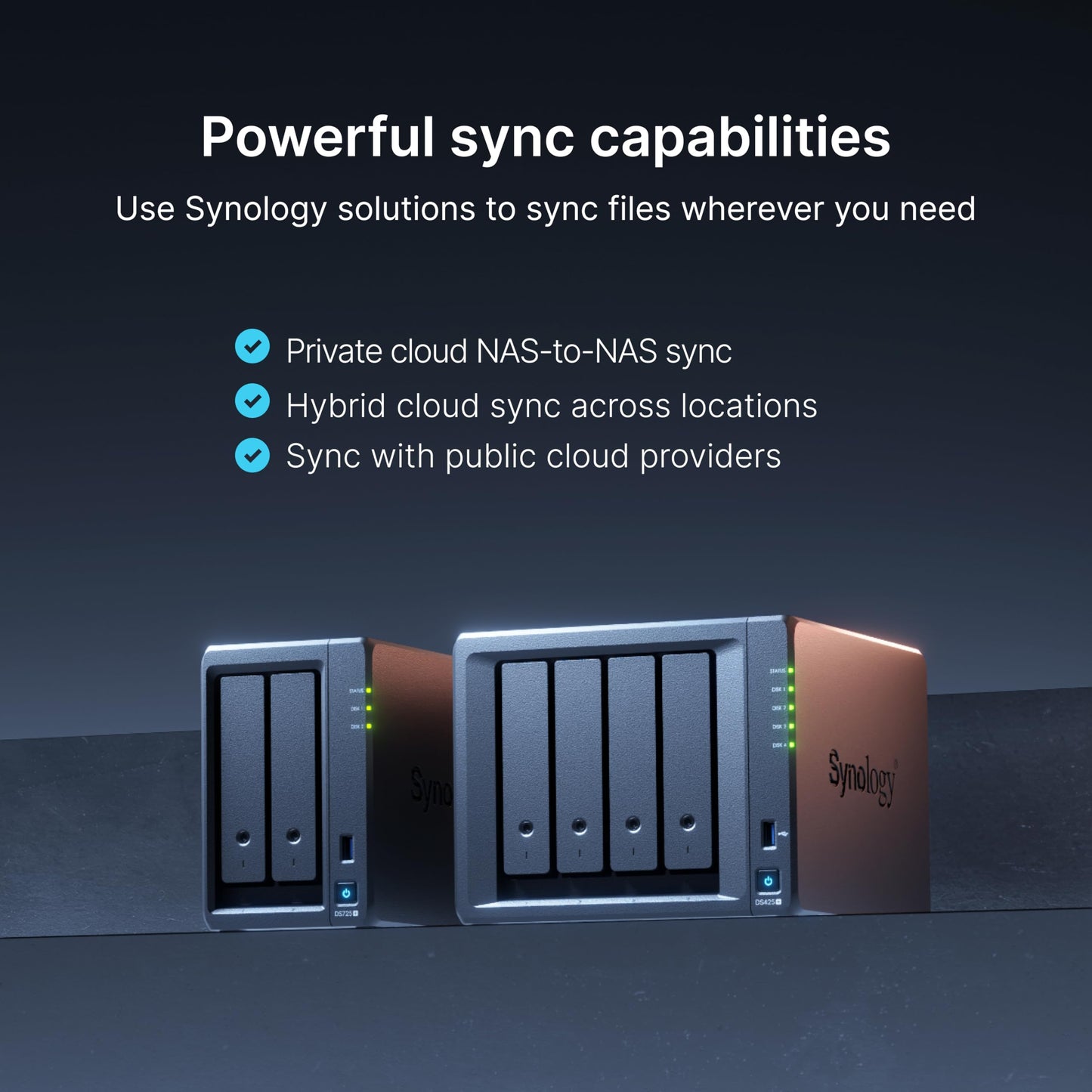 Synology DS425+ Private Cloud Media Server - Stream, Back Up & Share Files (4-Bay Diskless NAS)