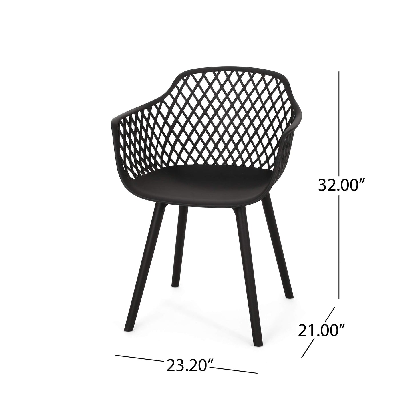 Christopher Knight Home Patrice Outdoor Dining Sets, Black + Sandblast Black