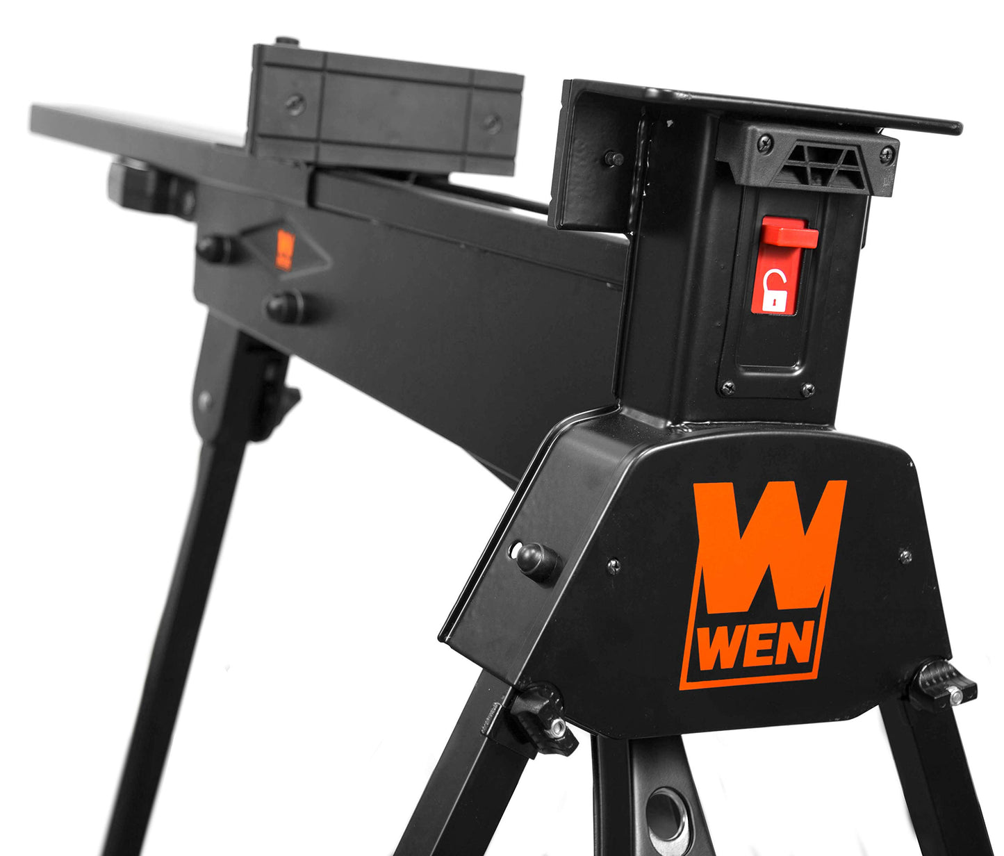 WEN Clamping Saw Horse and Work Bench, 600-Pound Capacity (WA601) Black
