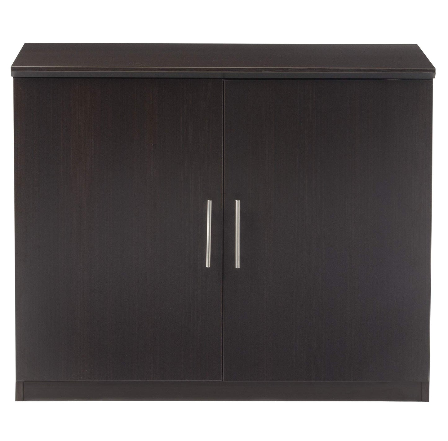 Safco MSCLDC Medina 2-Door Storage Cabinet, 36"W, Mocha Laminate
