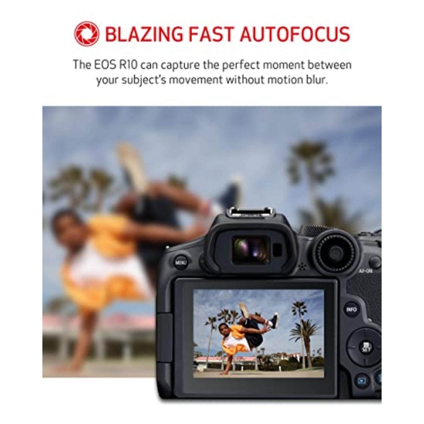 Canon EOS R10 Mirrorless Camera with RF-S 18-45mm Lens Kit
