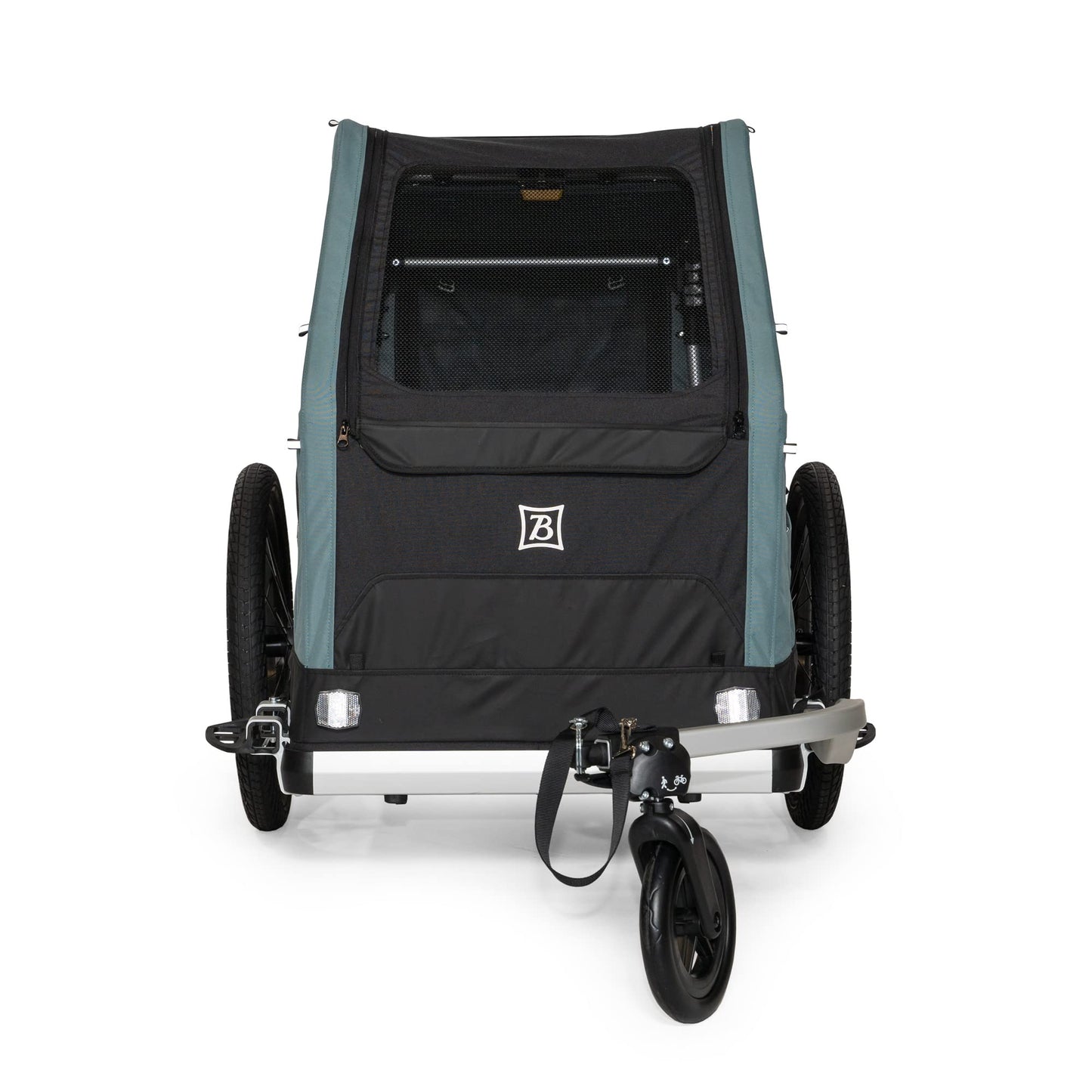 Burley Bark Ranger | Dog Bike Trailer & Stroller, Roomy Interior, Mesh Ventilation & Reinforced Removable Floor