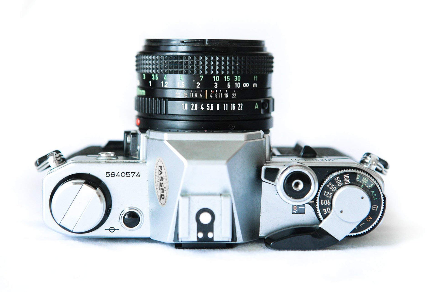 Vintage Canon AE-1 35mm SLR Camera with 50mm 1:1.8 Lens (Renewed)