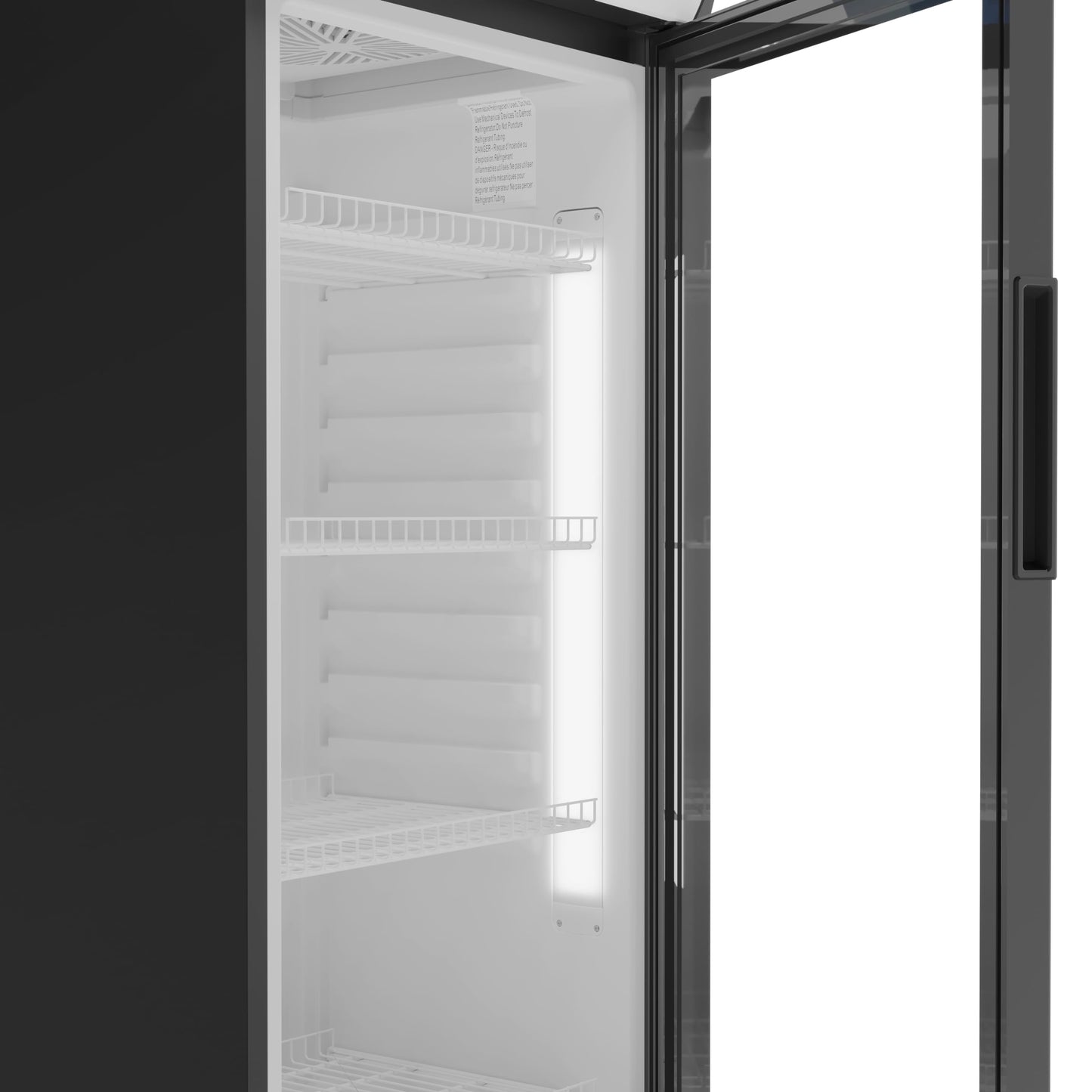 KoolMore MDR-9CP Display-Refrigerator, 9 cu.ft. Single Swing Door, Black