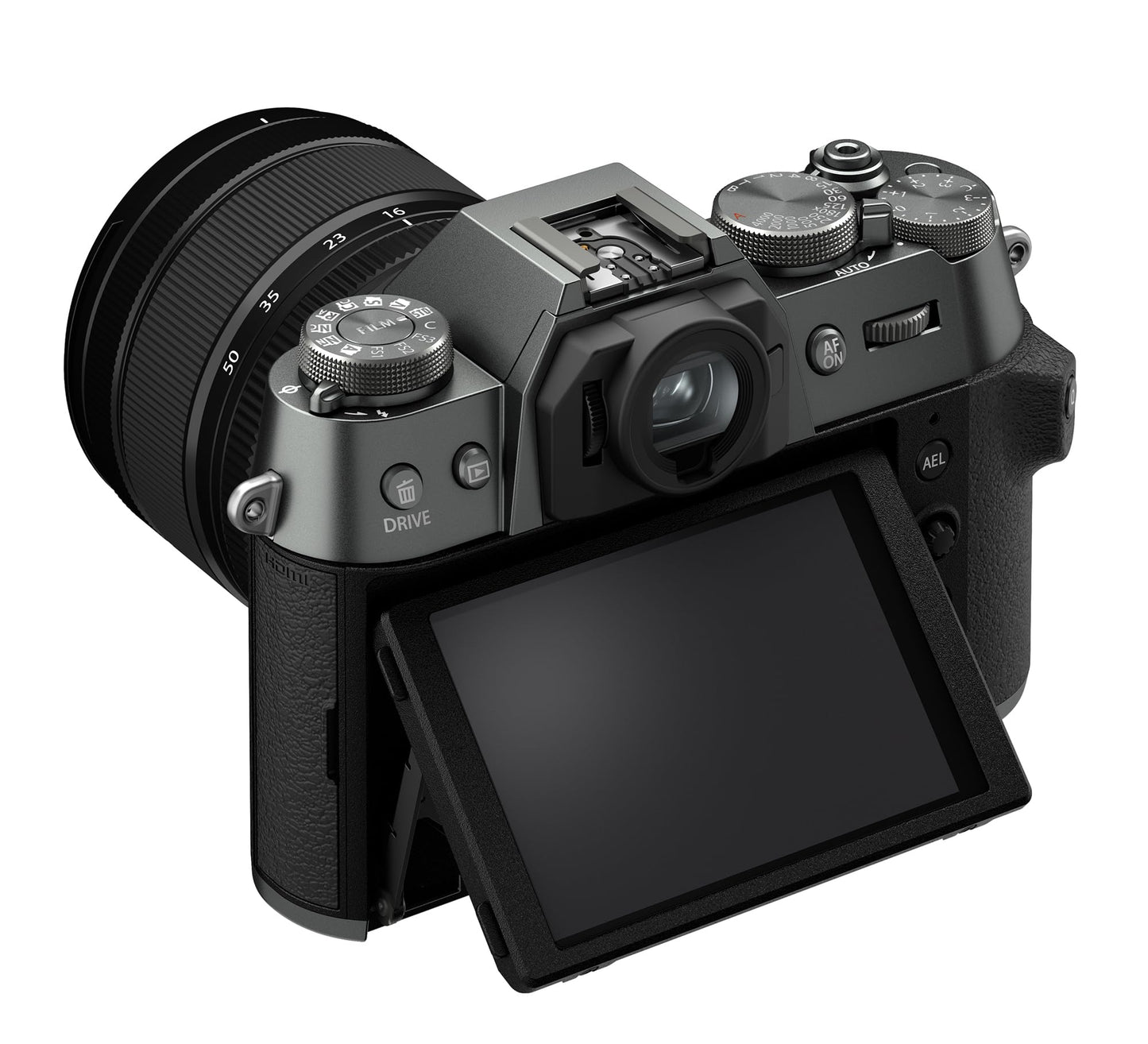 FUJIFILM X-T50 Mirrorless Digital Camera XC15-45mmF3.5-5.6 OIS PZ Lens Kit - Charcoal Silver