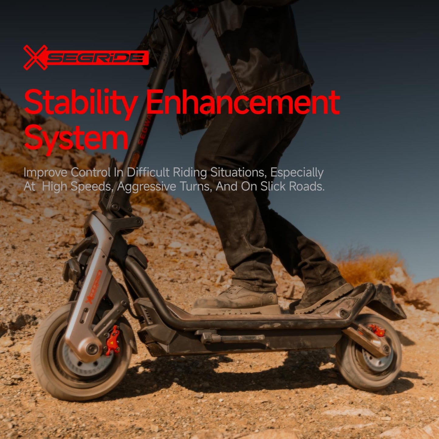 Segway SuperScooter GT3, 31 MPH w/ 45-Mile Long Range, 2400W Peak Motor, Dual Hydraulic Suspension, Self-Sealing Tires, Flash Charging Electric Scooter for Adults, UL 2272/2271 Certified, Gen3