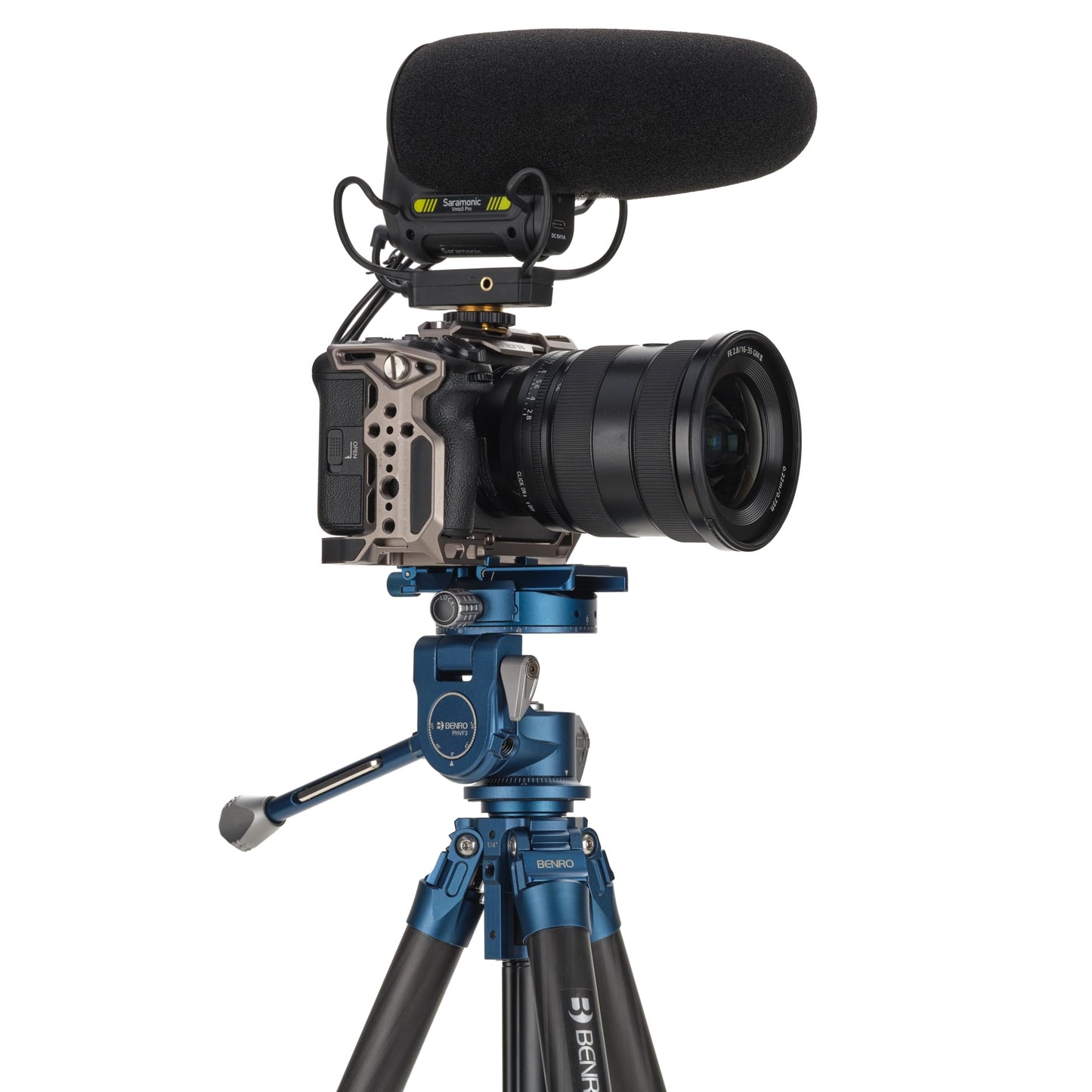 Benro Superslim 1.5 Series, 4 Section Carbon Fiber Tripod with PHVF3 Hybrid Flip Head (TSSL18CPHVF3)