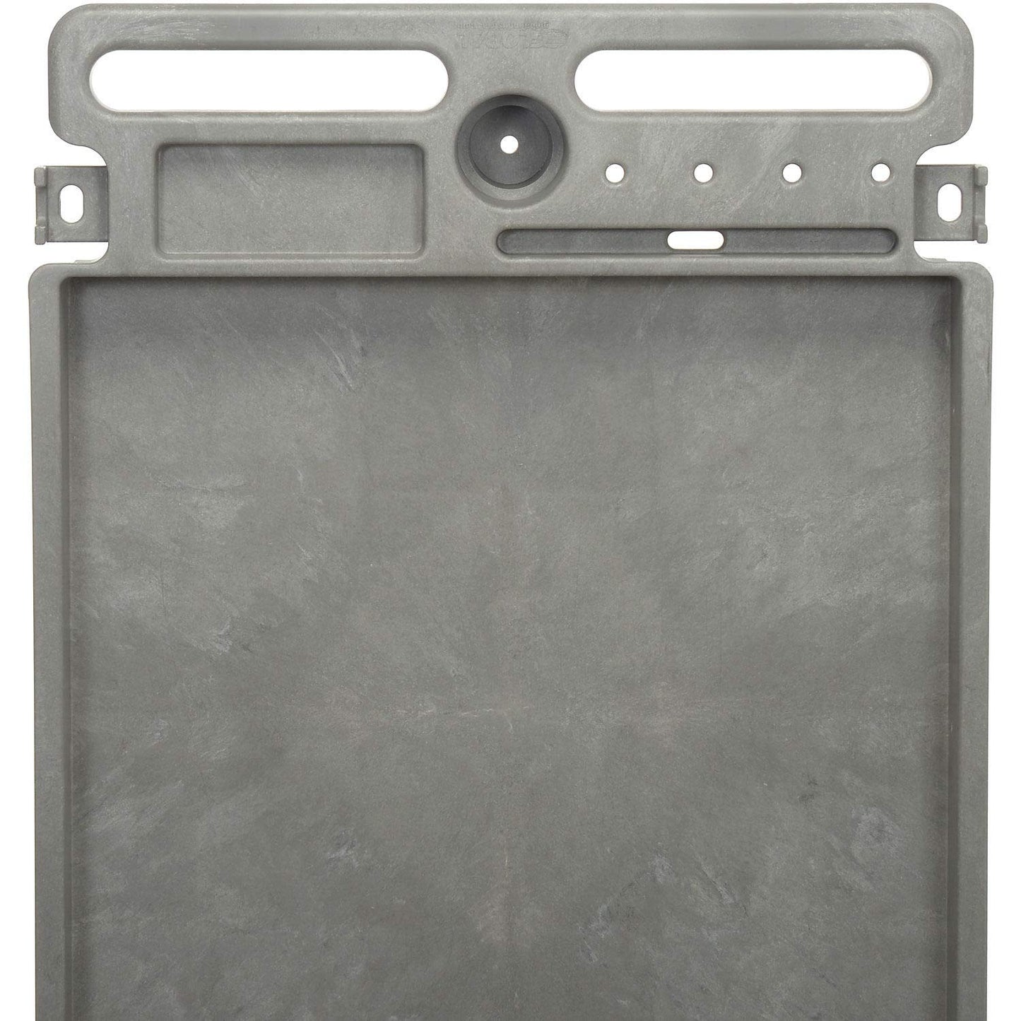 Global Industrial Plastic 2 Tray Shelf Service & Utility Cart, 44” x 25-1/2”, 5" Rubber Casters